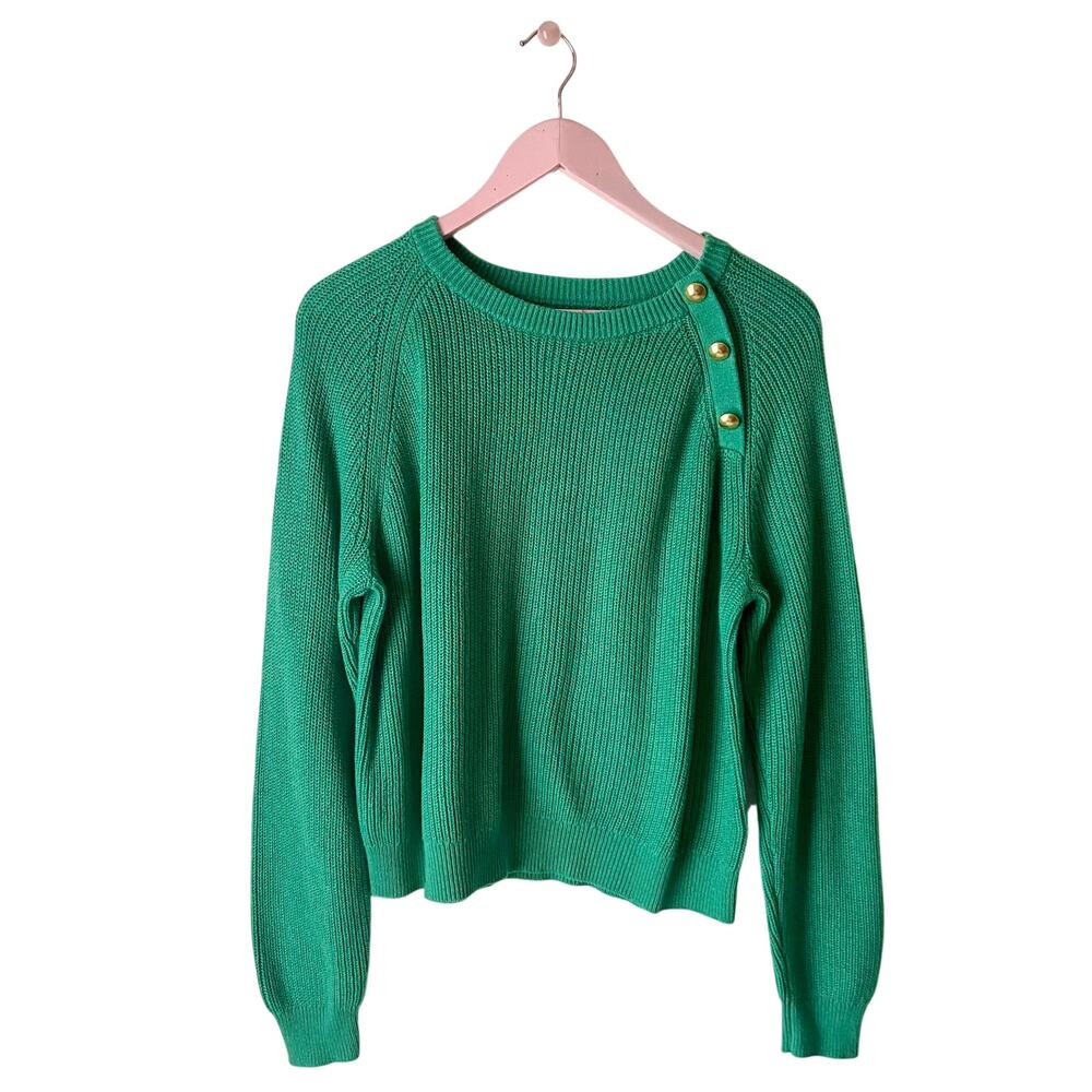 J. Crew Green Sweater